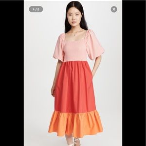 Rhode Eloise colorblock dress - M